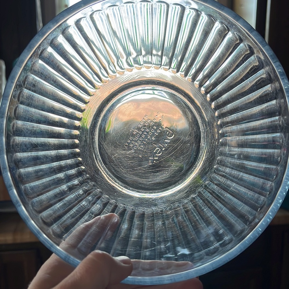 Pyrex Light Blue Ribbed Bowls - Picture 8 of 10